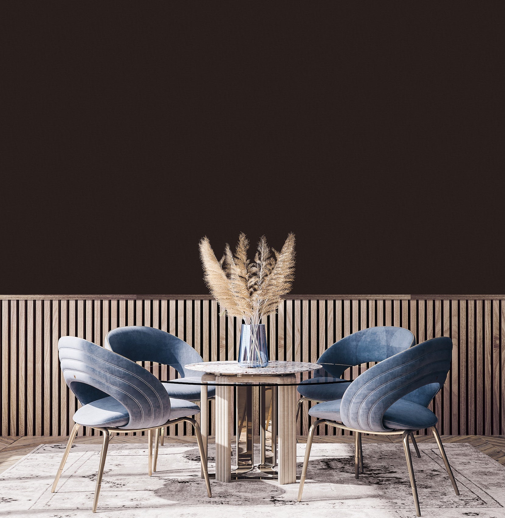 Nuance Plain Texture Burgundy - Wallpaper Inn 