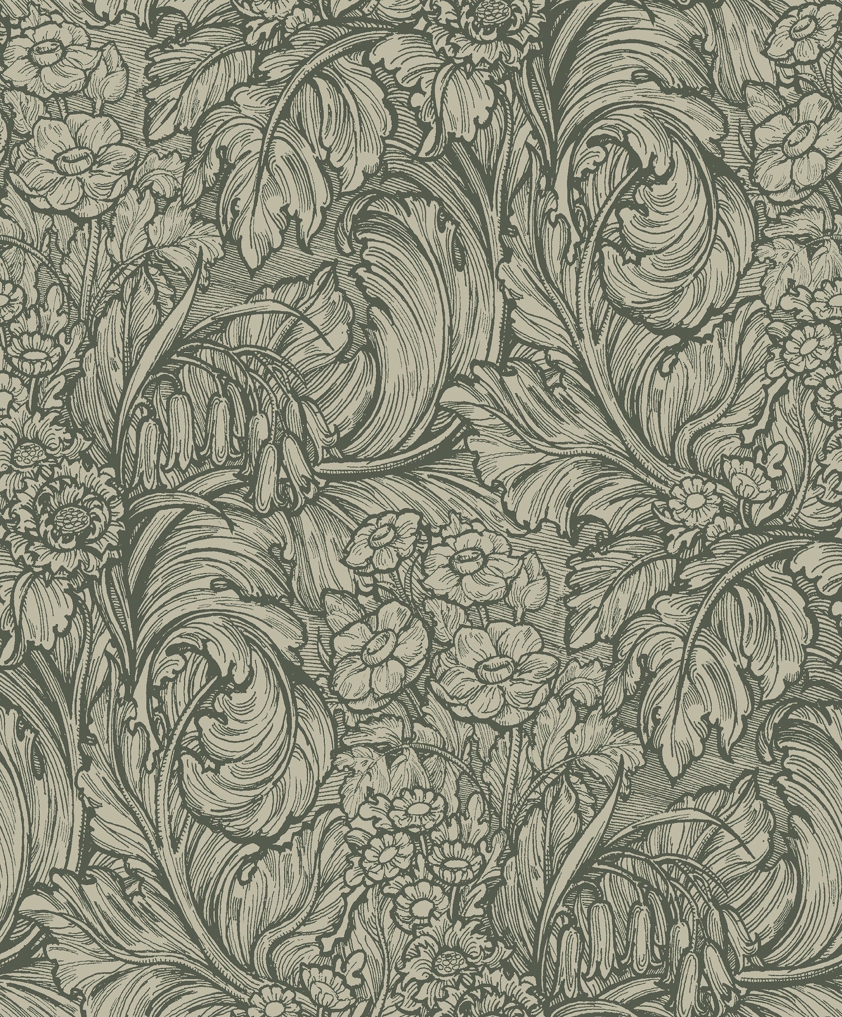 Hedgerovia Sage - Wallpaper Inn 