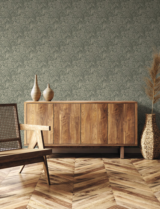 Hedgerovia Sage - Wallpaper Inn 