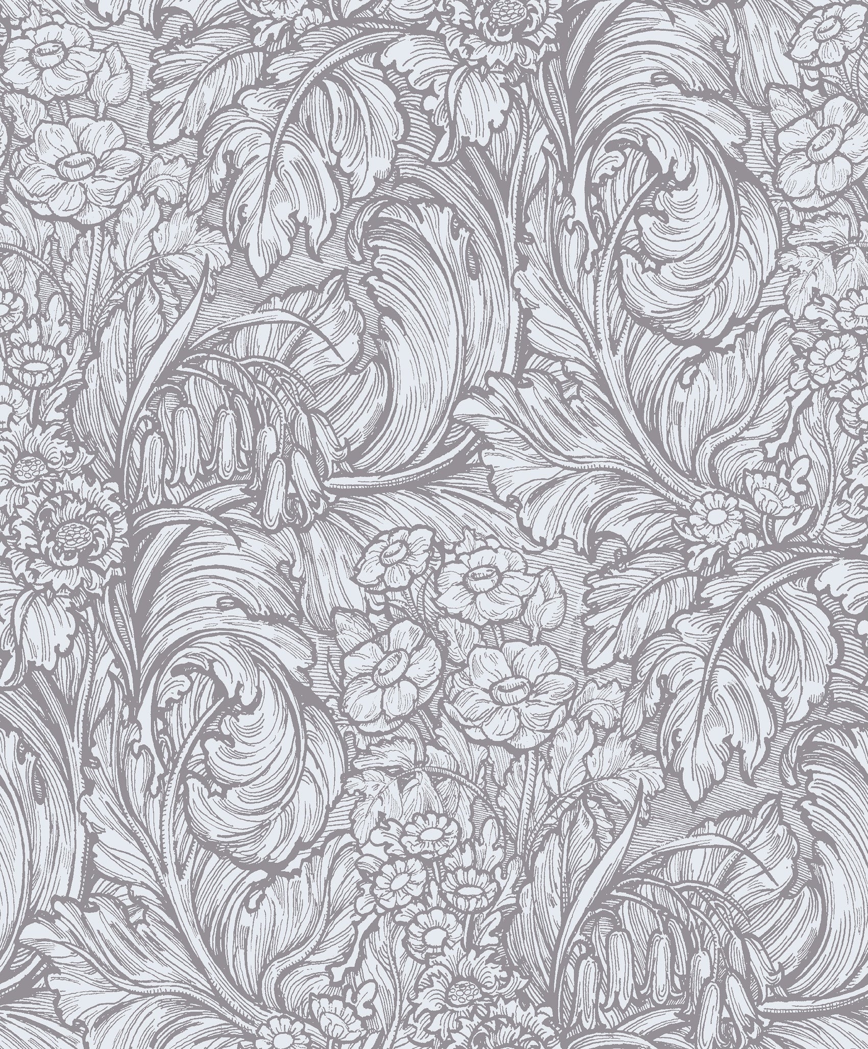 Hedgerovia Grey - Wallpaper Inn 