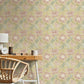 Morris Major Sage Ochre & Dusty Pink - Wallpaper Inn 
