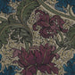 Morris Major Burgundy and Sage - Wallpaper Inn 