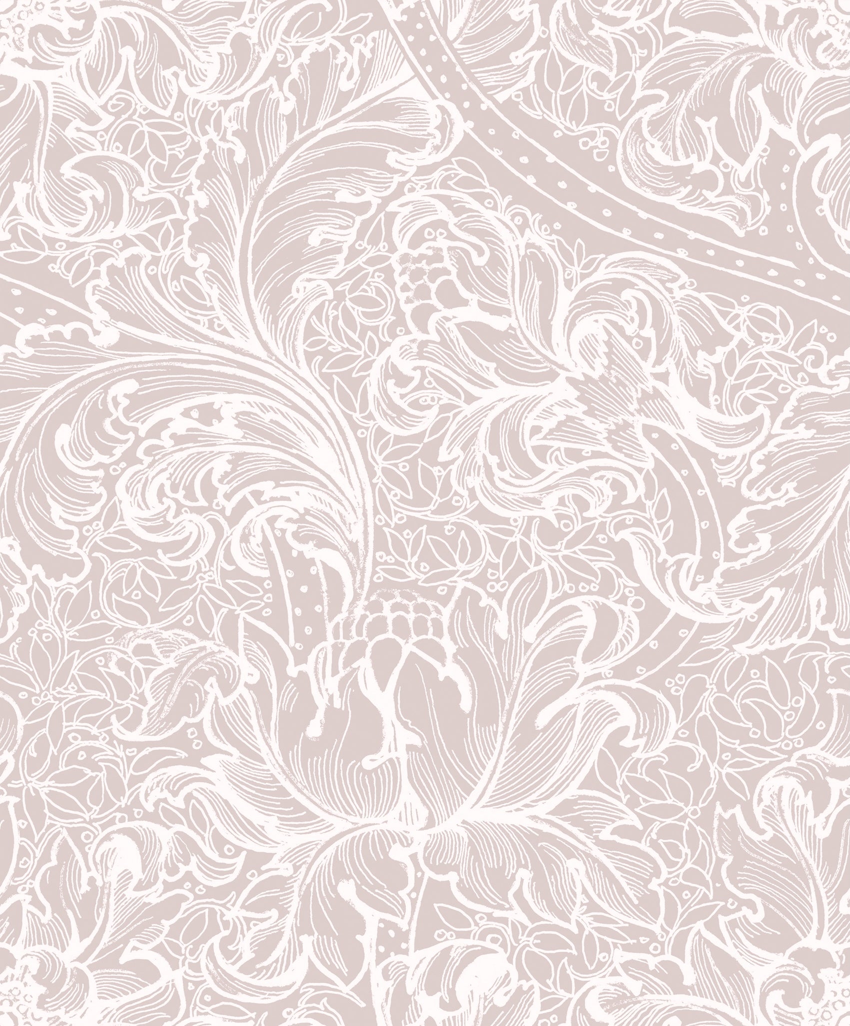 Morris Major Dusty Pink - Wallpaper Inn 