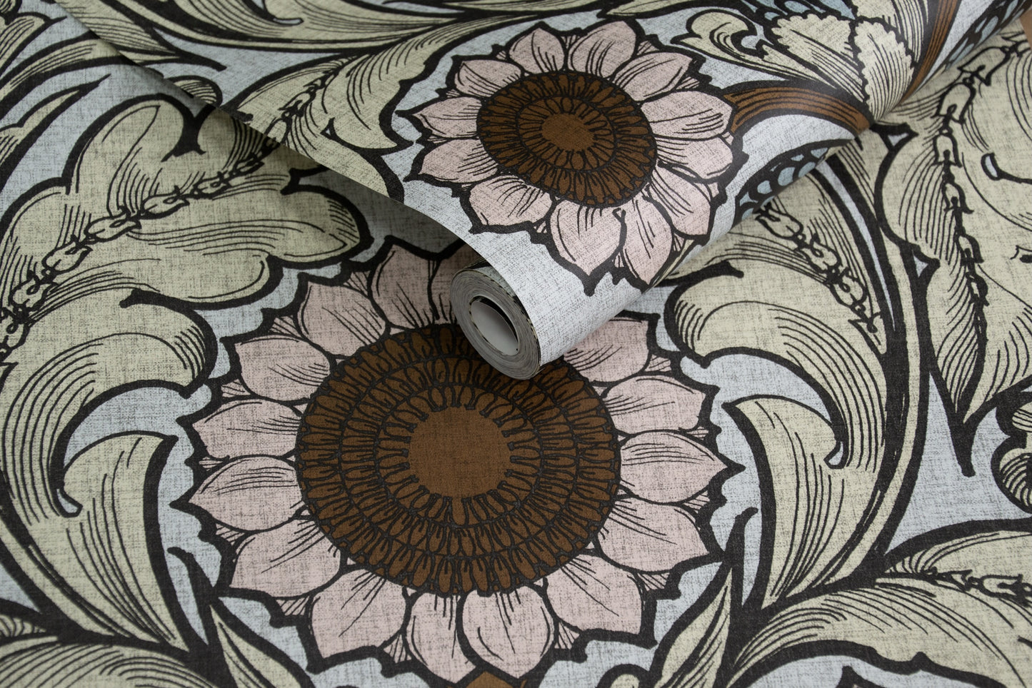 Sunnyside Up Light Blue - Wallpaper Inn 