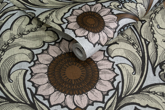 Sunnyside Up Light Blue - Wallpaper Inn 