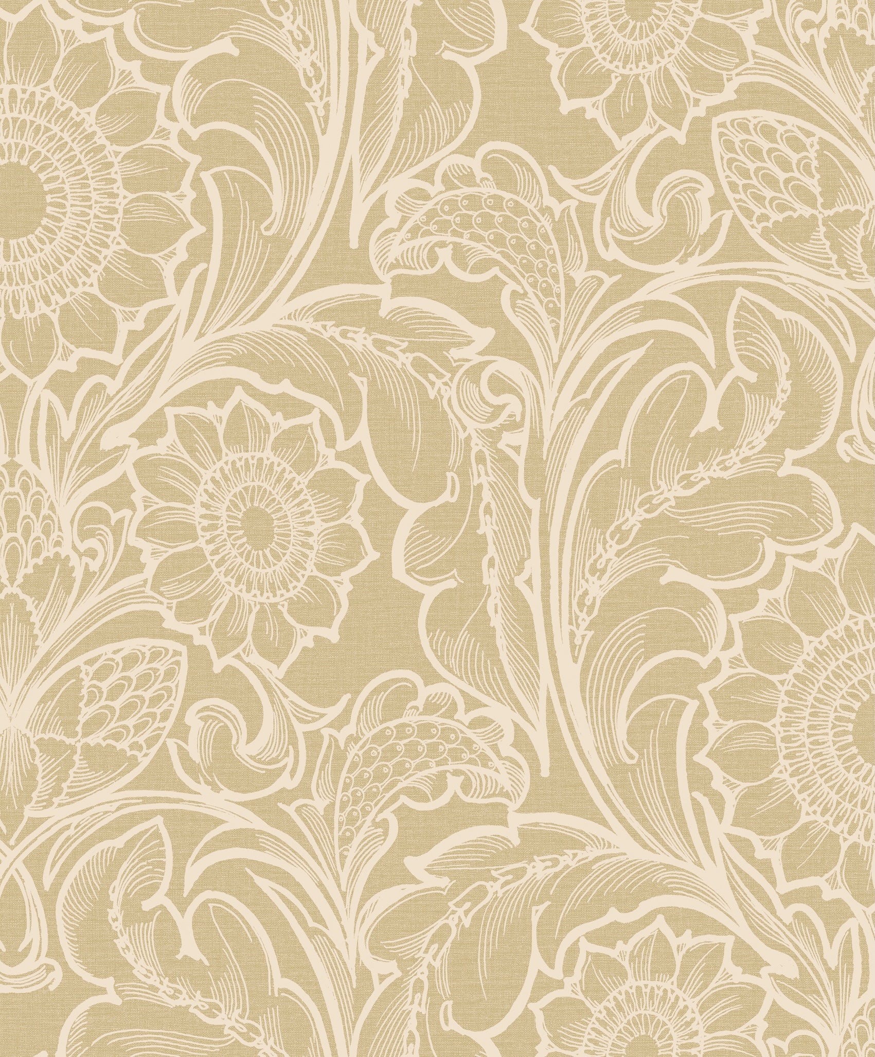 Sunnyside Up Beige - Wallpaper Inn 