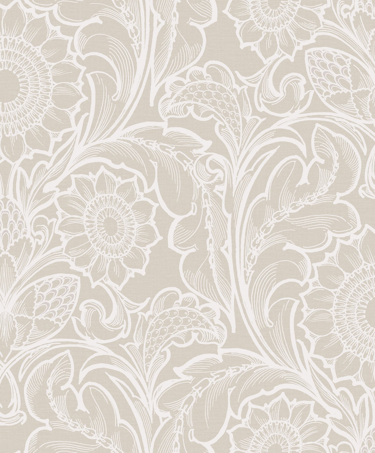 Sunnyside Up Light Taupe - Wallpaper Inn 