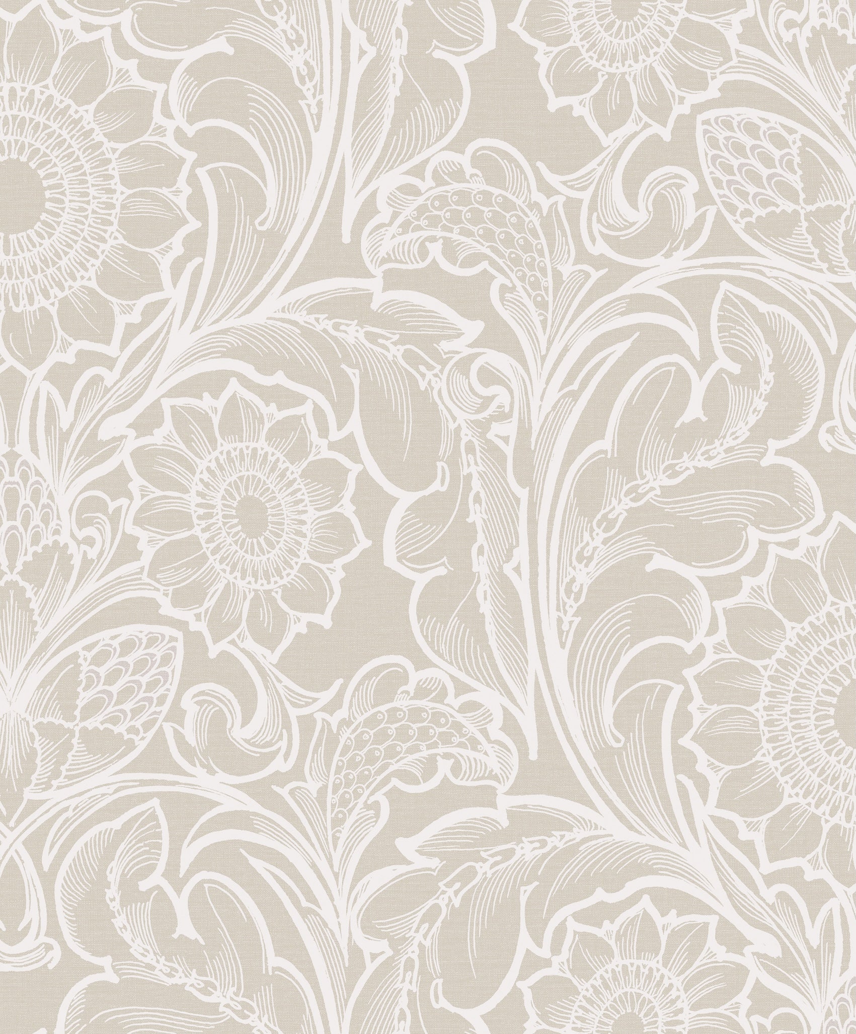 Sunnyside Up Light Taupe - Wallpaper Inn 