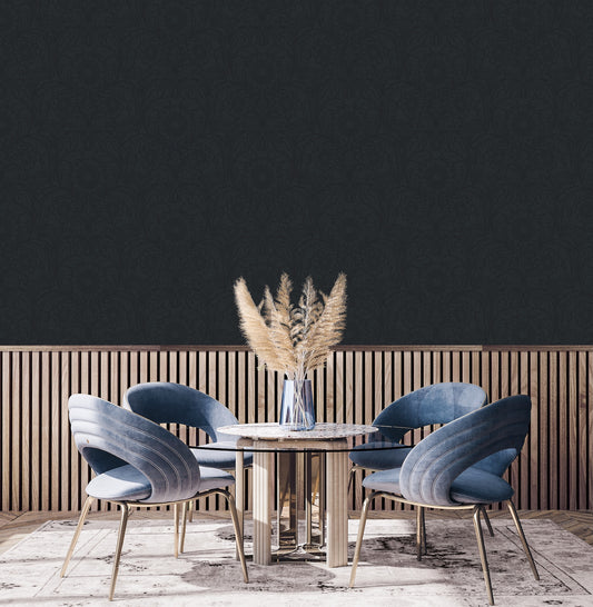 Sunnyside Up Black - Wallpaper Inn 