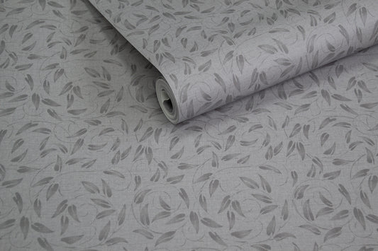 Tit Willow Grey on Grey - Wallpaper Inn 