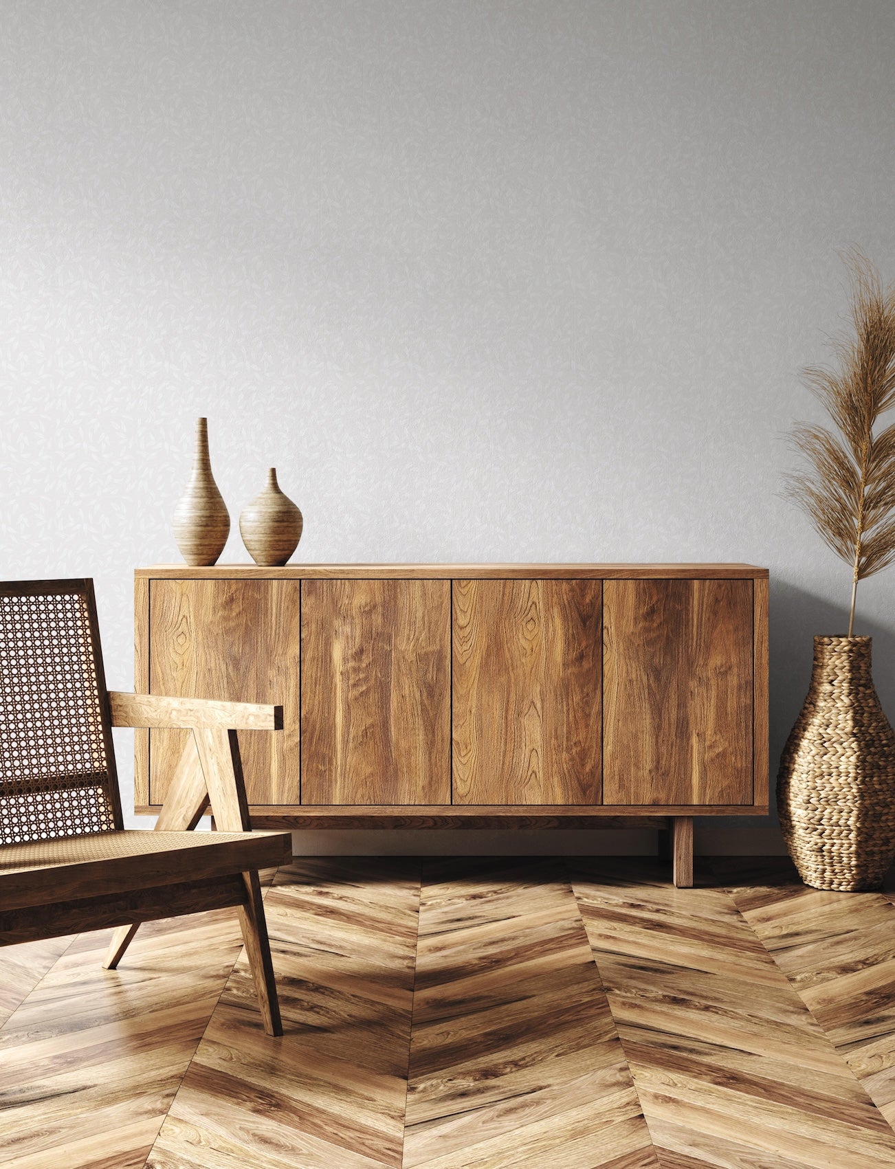 Tit Willow White - Wallpaper Inn 