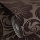 Damask Sauvage Chocolate - Wallpaper Inn 
