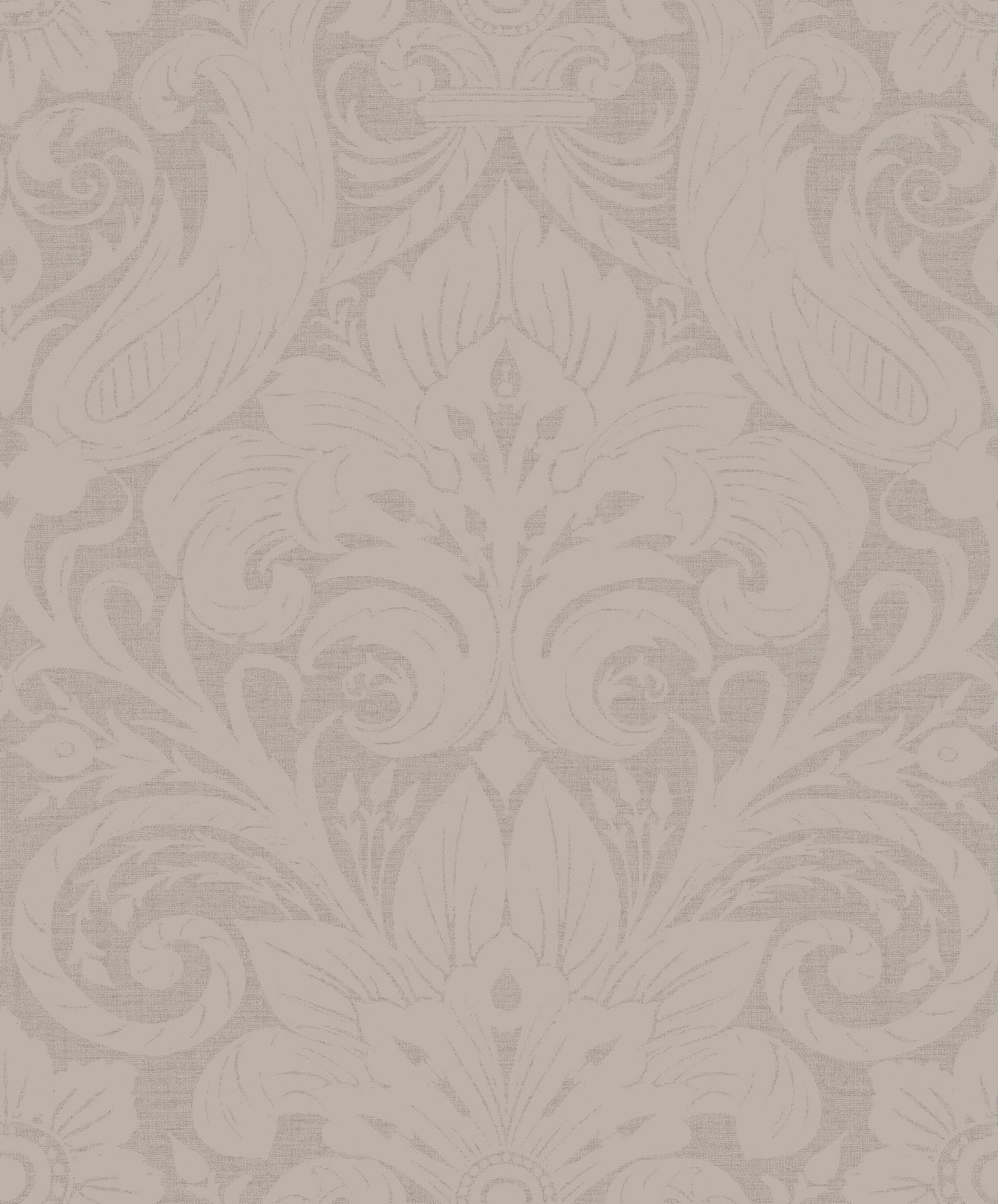 Damask Sauvage Taupe - Wallpaper Inn 