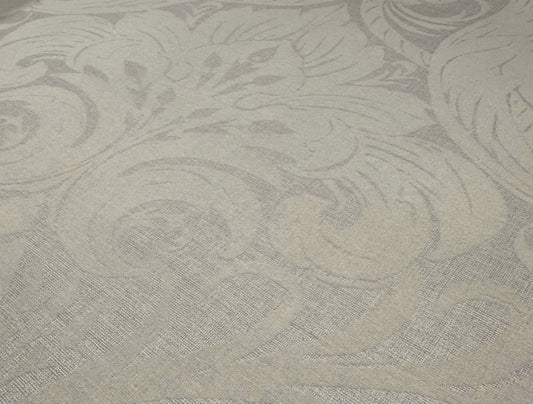 Damask Sauvage Taupe - Wallpaper Inn 