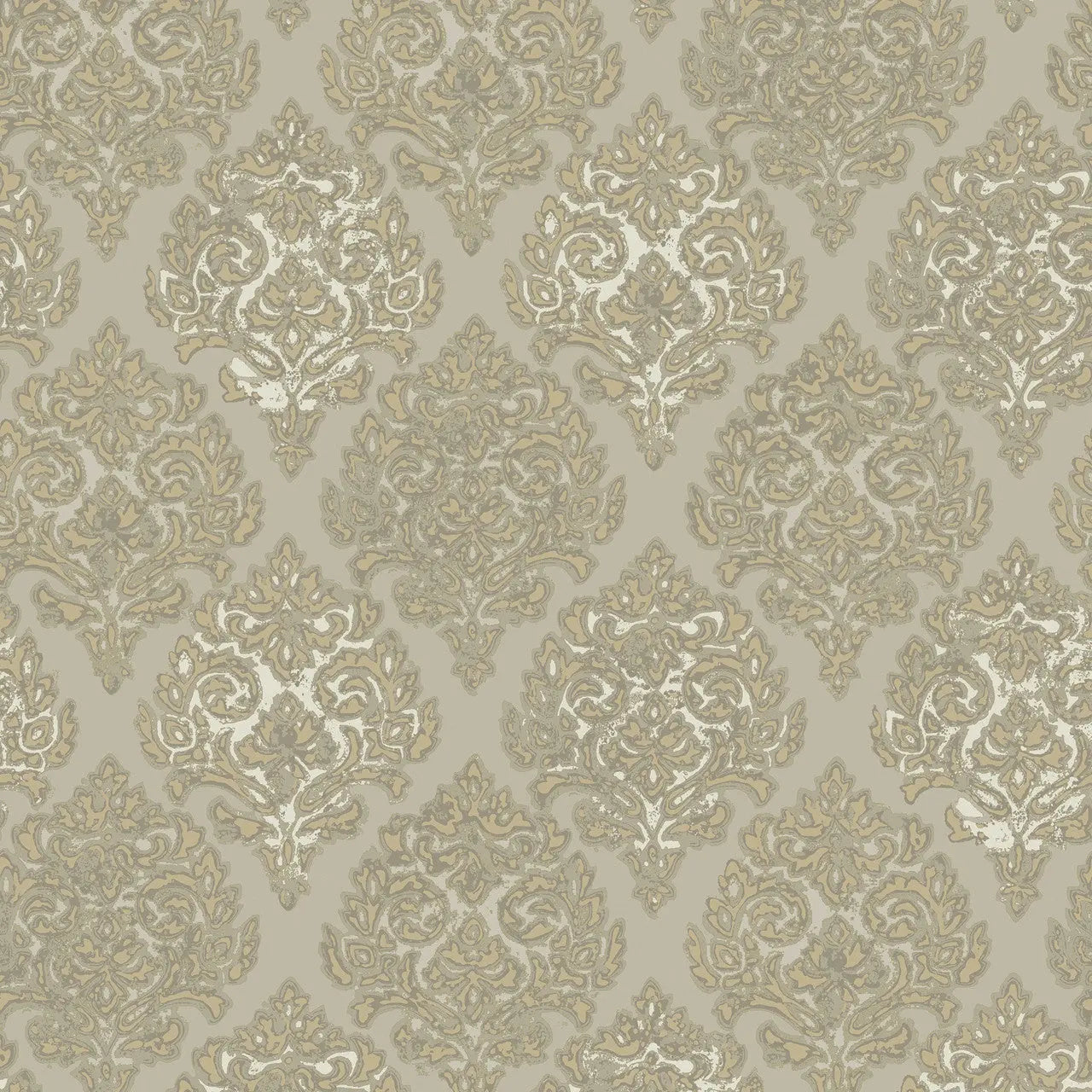 Modern Damask Mottled Wallpaper Wallpaper Inn