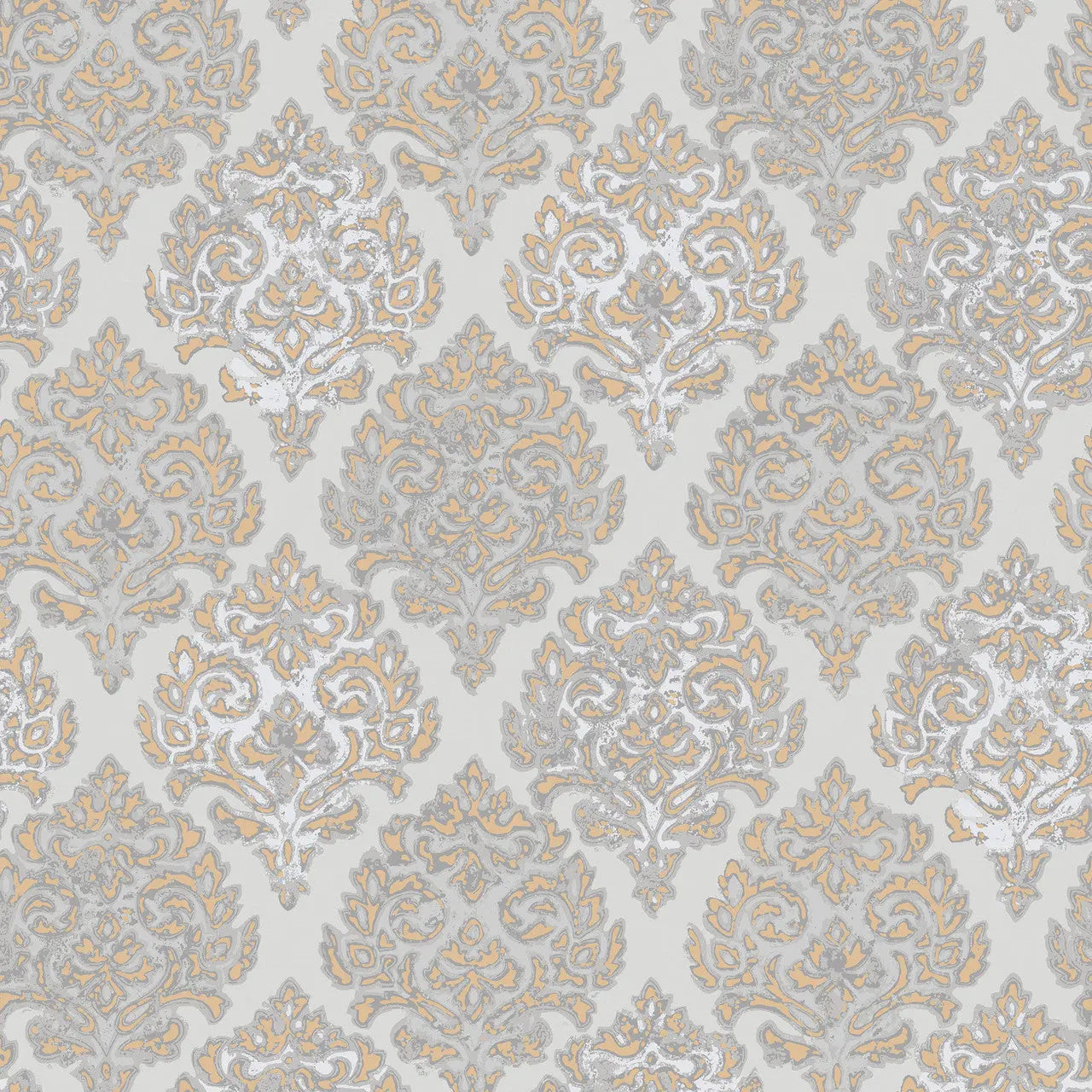 Modern Damask Mottled Wallpaper Wallpaper Inn