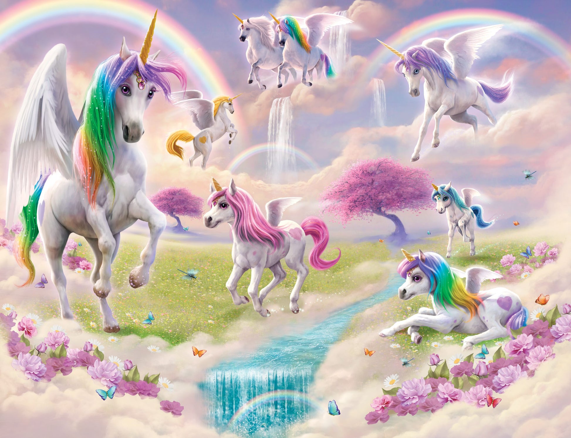 Magical Unicorn Mural Wallpaper Inn