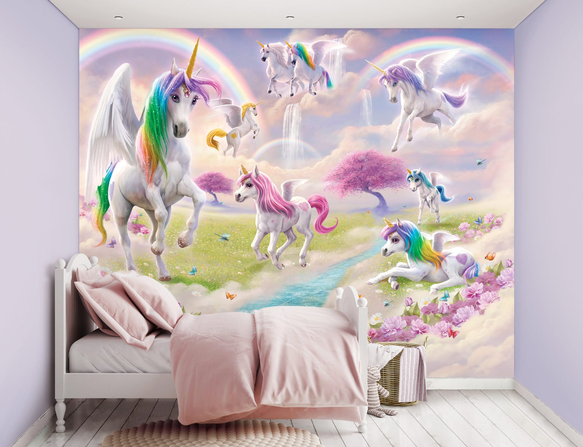 Magical Unicorn Mural Wallpaper Inn