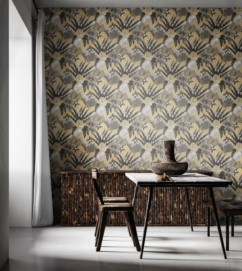 Jungle Cheetah Toffee - Wallpaper Inn 