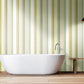 Multi Stripe Pistachio Mix - Wallpaper Inn 