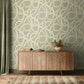 Twisted Geo Moss - Wallpaper Inn 