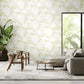 Palm Silhouette Moss - Wallpaper Inn 