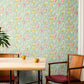Pomegranate Trail Seafoam - Wallpaper Inn 