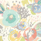 ABSTRACT FLORAL - Pastel Blue - Wallpaper Inn 