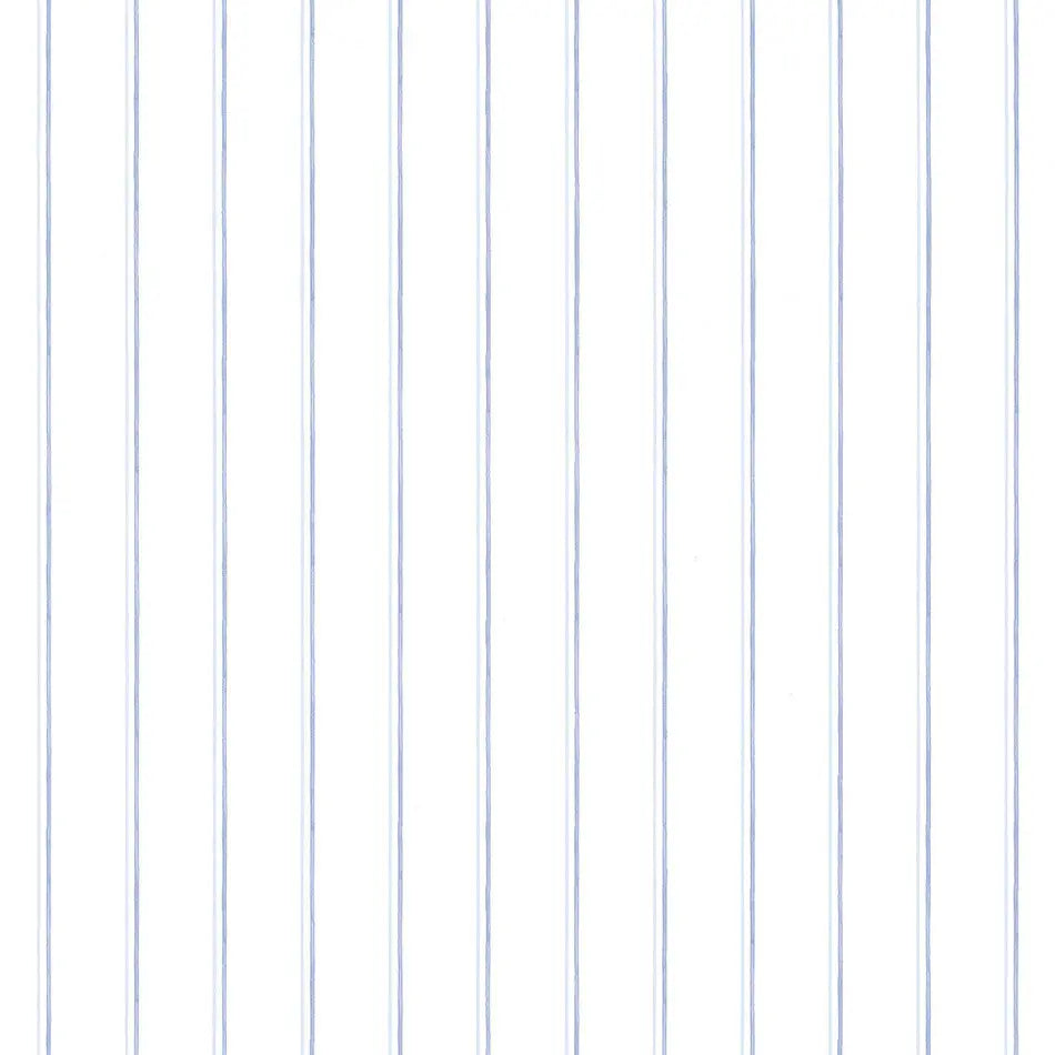 Double Thin Stripe Blue Wallpaper Wallpaper Inn