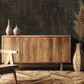 Distressed Plaster Rose Gold / Black Wallpaper