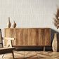 Bamboo Stripe Wallpaper Cream/White