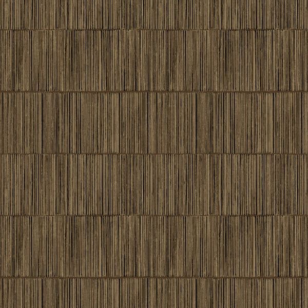 Bamboo Stripe Wallpaper  Bronze / Brown