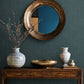 Zen Geometric Wallpaper Deep Aqua
