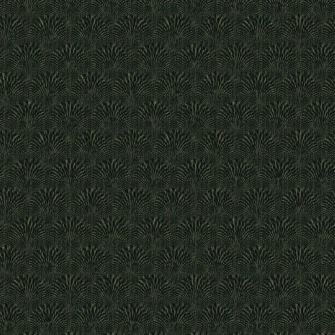 Fan Geometric Wallpaper Gold/Green