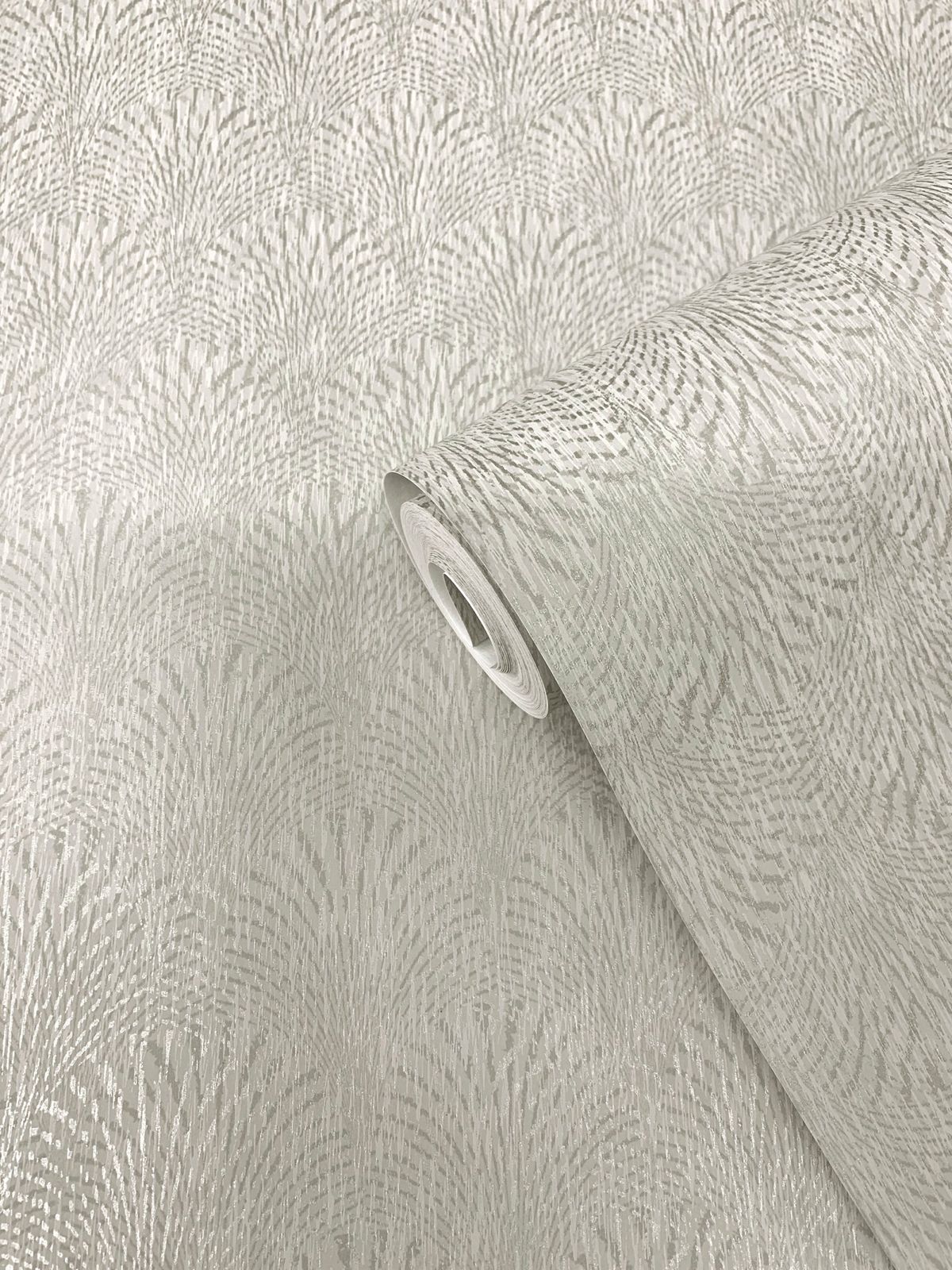 Fan Geometric Wallpaper Soft Beige