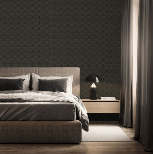 Geo Key Wallpaper Bronze Rose - Wallpaper Inn 
