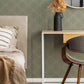 Serpentine Geo Sage/Gold Wallpaper - Wallpaper Inn 