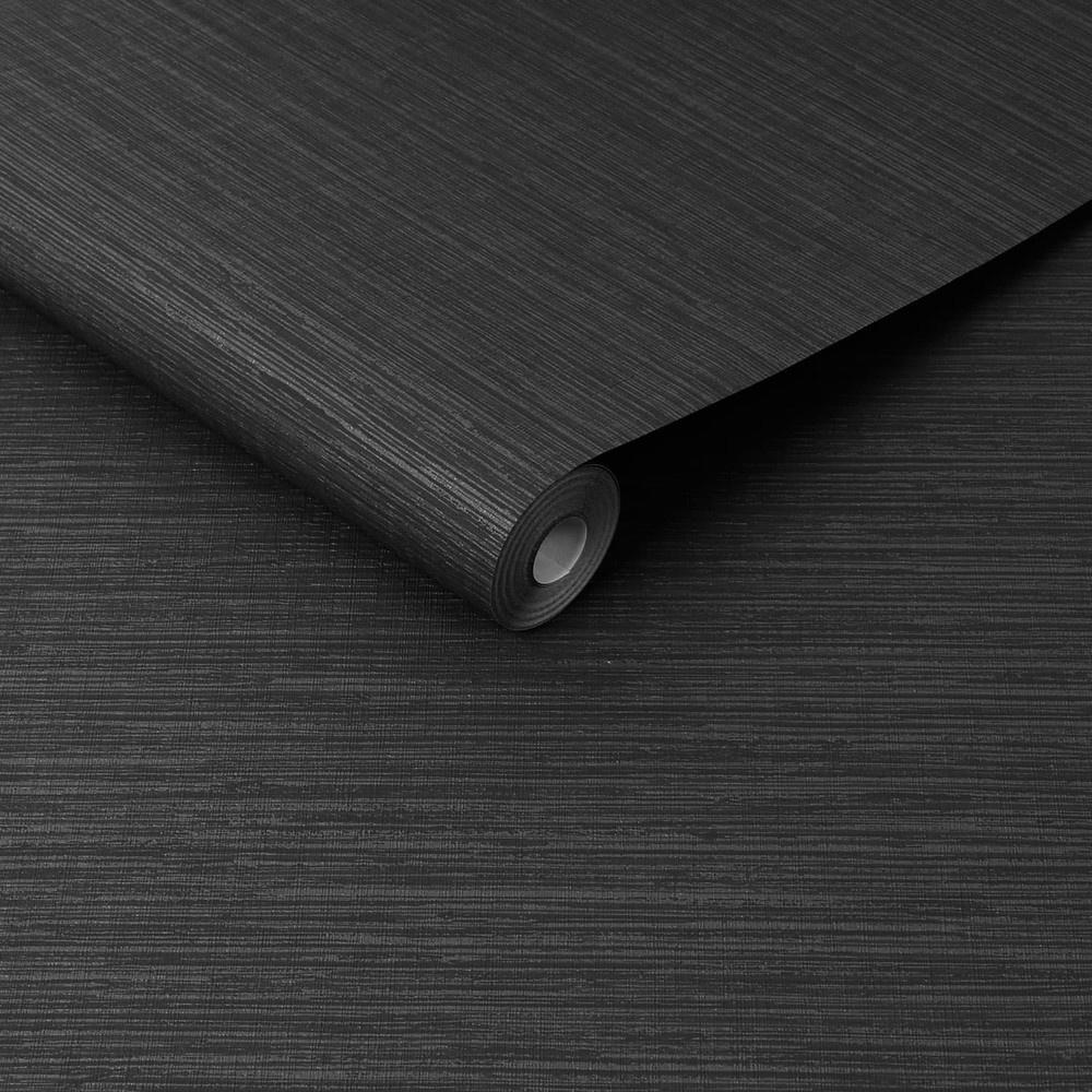 Serenity Plain Black - Wallpaper Inn 