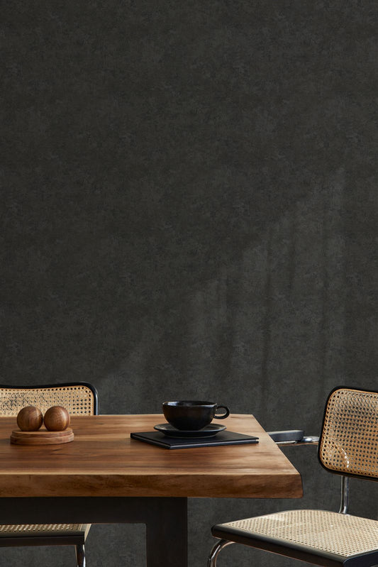 Organic Plain - Black Wallpaper