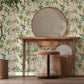 Hill Top Garden Wallpaper Cotton/Green