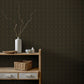 Symmetrical Chic Wallpaper Black & Gold - Wallpaper Inn 