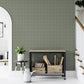 Moorish Mosaic Wallpaper Deep Teal / Gold - Wallpaper Inn 
