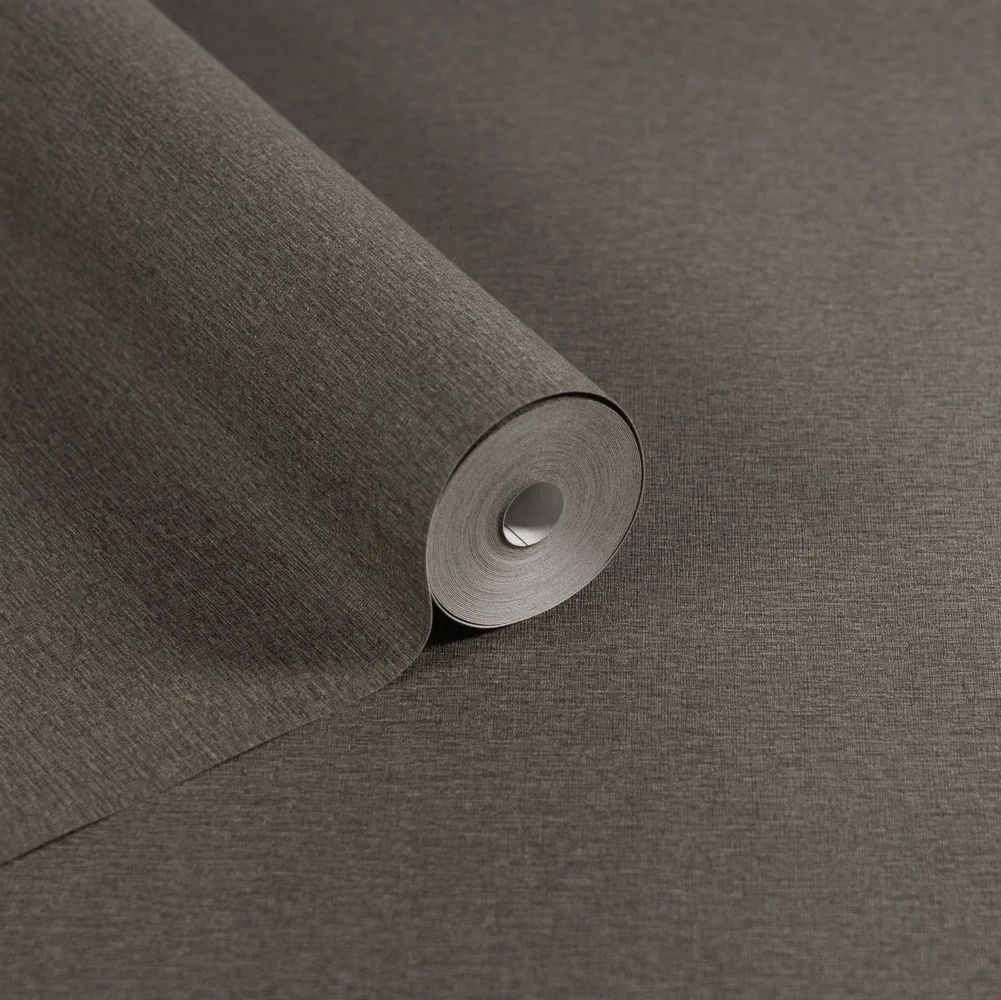 Urban Weave Wallpaper Chocolate Brown