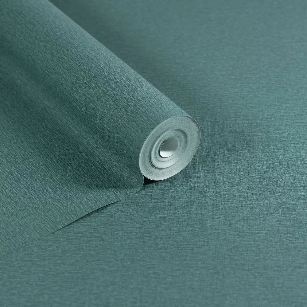 Urban Weave Wallpaper Deep Teal - Wallpaper Inn 