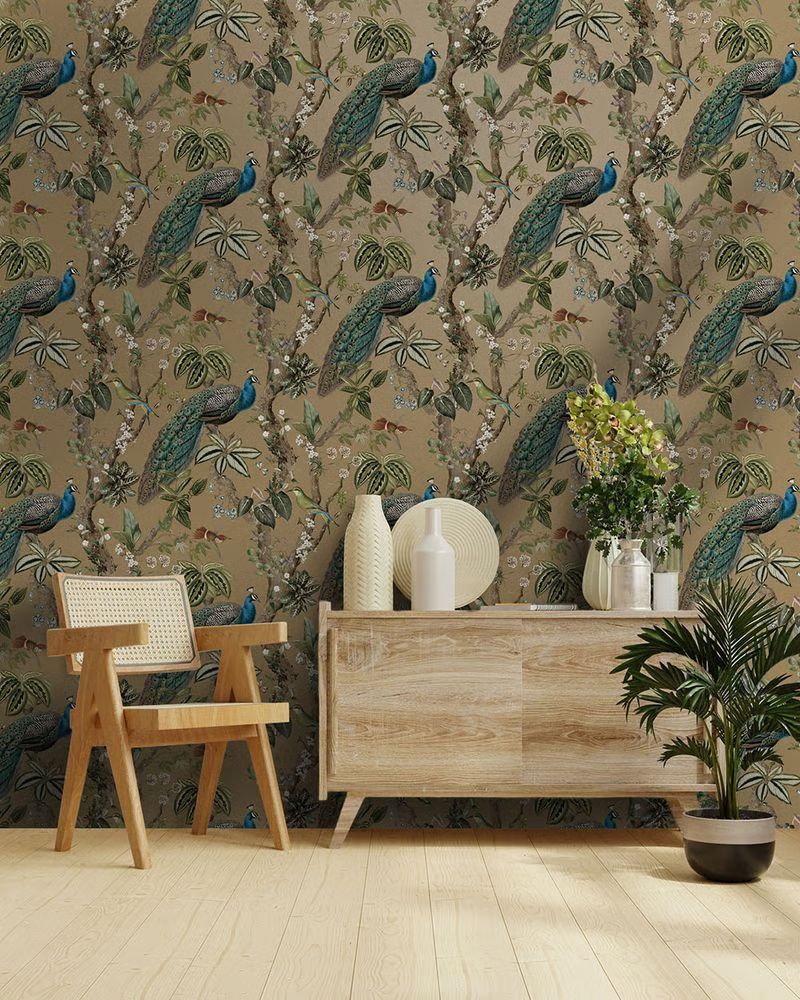 Cassia Wallpaper Gold