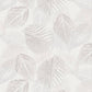 Overlay Leaves Wallpaper Taupe - Wallpaper Inn 