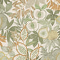 Nagano Wallpaper Green/ Orange
