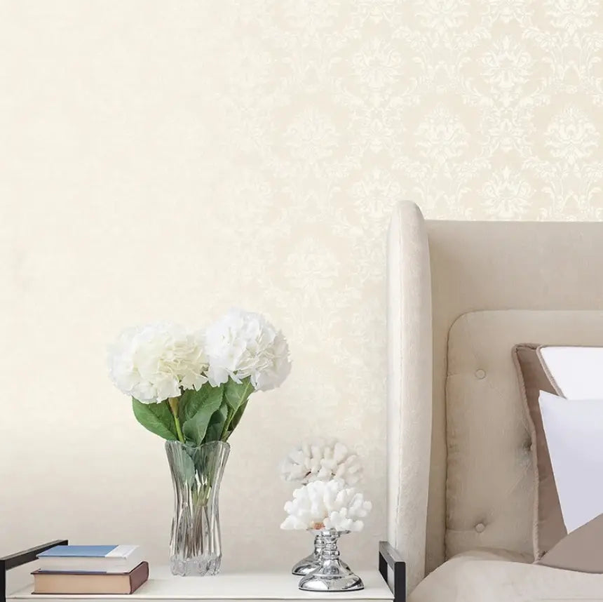 Damask Silk Wallpaper Wallpaper Inn