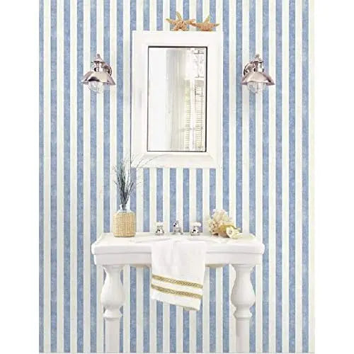 Soft Stripe Wallpaper Wallpaper Inn