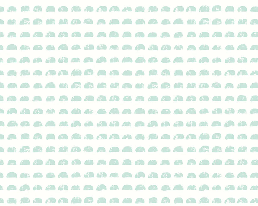 Hay Bale Soft Teal Wallpaper